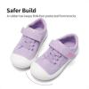 DREAM PAIRS Toddler Boys Girls Sneakers Casual Lightweight Kids Storybook Walking Skate Shoes(Light Purple)