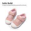 DREAM PAIRS Toddler Boys Girls Sneakers Casual Lightweight Kids Storybook Walking Skate Shoes(Pink)