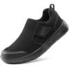 DREAM PAIRS Boys Girls Shoes Kids Slip on Tennis EZ-Ons MightyMovers Running Athletic Barefoot Zero Drop Sports Sneakers(All Black)