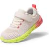 DREAM PAIRS Boys Girls Shoes Kids Tennis Footwear EZ-Ons GoGetters Running Athletic School Sneakers for Little/Big Kid(Light Grey/Rainbow)
