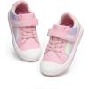 DREAM PAIRS Toddler Boys Girls Sneakers Casual Lightweight Kids Storybook Walking Skate Shoes(Rainbow/Pink)