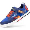 DREAM PAIRS Toddler Boys Sneakers Little Kids Shoes Playful Fun Cartoon Causal Walking Non-Slip Hook and Loop(Navy)