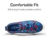 DREAM PAIRS Kid Toddler Sneakers Boys Girls Canvas with Cartoon Dual Hook and Loops for School Walking(Navy/Star)
