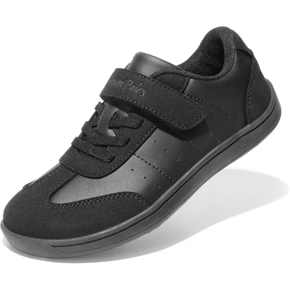 imageDREAM PAIRS Boys Girls Shoes Kids Barefoot Casual Walking Lightweight Running Athletic Sneakers Little Kid Big KidBlack