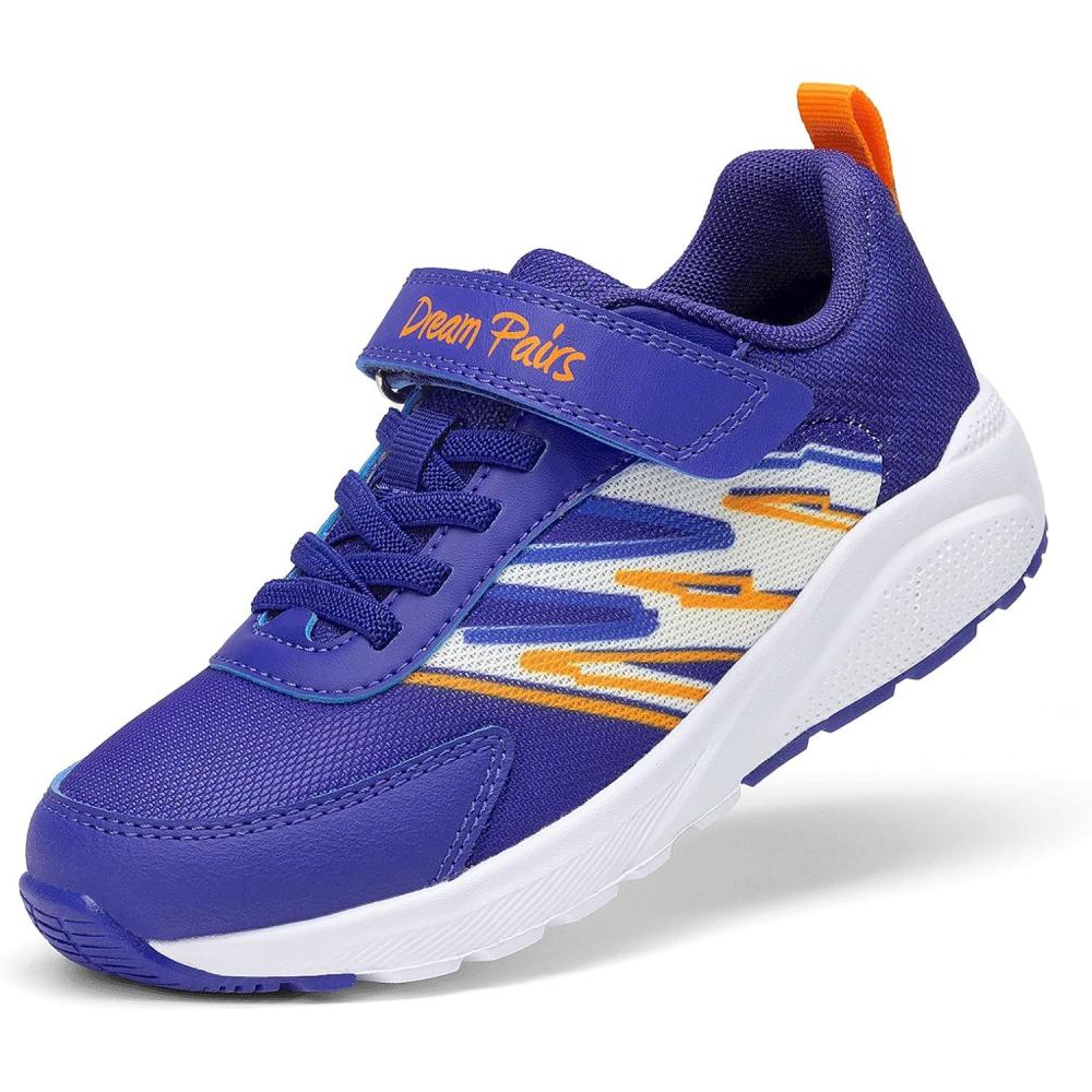 imageDREAM PAIRS Boys Girls Shoes Kids Tennis Running Athletic School Gym Breathable Lightweight Sneakers for LittleBig KidNavy