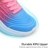 DREAM PAIRS Girls Shoes Kids Tennis Sparkle Ease Running Athletic Lightweight Sneakers for Little/Big Kids Toddler(Blue/Hot Pink/Green)