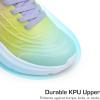 DREAM PAIRS Girls Shoes Kids Tennis Sparkle Ease Running Athletic Lightweight Sneakers for Little/Big Kids Toddler(Green/Yellow/Purple)