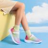 DREAM PAIRS Girls Shoes Kids Tennis Sparkle Ease Running Athletic Lightweight Sneakers for Little/Big Kids Toddler(Hot Pink/Yellow/Orange)