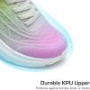 DREAM PAIRS Girls Shoes Kids Tennis Sparkle Ease Running Athletic Lightweight Sneakers for Little/Big Kids Toddler(Hot Pink/Yellow/Orange)