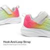 DREAM PAIRS Girls Shoes Kids Tennis Sparkle Ease Running Athletic Lightweight Sneakers for Little/Big Kids Toddler(Hot Pink/Yellow/Orange)