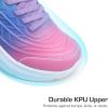 DREAM PAIRS Girls Shoes Kids Tennis Sparkle Ease Running Athletic Lightweight Sneakers for Little/Big Kids Toddler(Pink/Blue/Green)