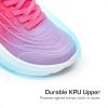 DREAM PAIRS Girls Shoes Kids Tennis Sparkle Ease Running Athletic Lightweight Sneakers for Little/Big Kids Toddler(Purple/Hot Pink)
