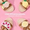 DREAM PAIRS Girls Casual Sandals Open Toe Cute Sandals(Brown)