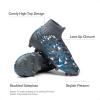 DREAM PAIRS Boys Football Cleats Youth High Top Firm Ground Soccer Shoes for Little/Big Kids(Grey)