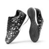 DREAM PAIRS Boys Girls Indoor Sneakers Lace Up Sport Athletic Casual IC Youth Futsal Football Soccer Shoes for Little/Big Kid(Black/White)