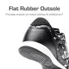 DREAM PAIRS Boys Girls Indoor Sneakers Lace Up Sport Athletic Casual IC Youth Futsal Football Soccer Shoes for Little/Big Kid(Black/White)