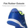 DREAM PAIRS Boys Girls Indoor Sneakers Lace Up Sport Athletic Casual IC Youth Futsal Football Soccer Shoes for Little/Big Kid(Royal/Blue/Neon/Green)