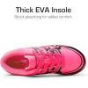 DREAM PAIRS Boys Girls Indoor Turf Soccer Cleats Lace Up Athletic Youth Futsal Football Shoes for Little/Big Kid(Hot Pink)