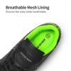 DREAM PAIRS Boys Girls Outdoor Soccer Cleats Football Shoes for Little/Big Kid(Black/Neon/Green)