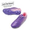 DREAM PAIRS Boys Girls Outdoor Sport Football Shoes Soccer Cleats for Little/Big Kid(Light/Purple/Pink)
