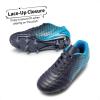 DREAM PAIRS Boys Girls Outdoor Sport Football Shoes Soccer Cleats for Little/Big Kid(Navy/Blue)