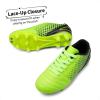 DREAM PAIRS Boys Girls Outdoor Sport Football Shoes Soccer Cleats for Little/Big Kid(Neon/Green/Black)