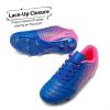 DREAM PAIRS Boys Girls Outdoor Sport Football Shoes Soccer Cleats for Little/Big Kid(Royal/Blue/Fuchsia)