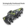 DREAM PAIRS Boys Girls Soccer Cleats Kids Football Shoes for Little/Big Kid SDSO2307K(Black/Neon Green)