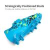 DREAM PAIRS Boys Girls Soccer Cleats Kids Football Shoes for Little/Big Kid SDSO2307K(Royal Blue/Neon Green)