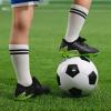 DREAM PAIRS Boys Girls Soccer Cleats Kids Football Shoes for Little/Big Kid(Black/Neon Green)