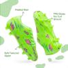 DREAM PAIRS Boys Girls Soccer Cleats Kids Football Shoes for Little/Big Kid(Neon Green)