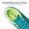 DREAM PAIRS Boys Girls Soccer Cleats Youth Firm Groud Athletic Outdoor Trainning Football Shoes for Little/Big Kid(Blue/Neon Green)