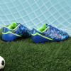 DREAM PAIRS Boys Girls Soccer Cleats Youth Firm Groud Athletic Outdoor Trainning Football Shoes for Little/Big Kid(Navy/Blue/Black/Neon Green)