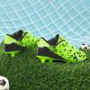 DREAM PAIRS Boys Girls Soccer Cleats Youth Firm Groud Athletic Outdoor Trainning Football Shoes for Little/Big Kid(Neon Green/Black)