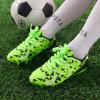 DREAM PAIRS Boys Girls Soccer Cleats Youth Firm Groud Athletic Outdoor Trainning Football Shoes for Little/Big Kid(Neon Green/Black)