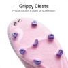 DREAM PAIRS Boys Girls Soccer Cleats Youth Firm Groud Athletic Outdoor Trainning Football Shoes for Little/Big Kid(Pink/Pruple)