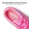DREAM PAIRS Boys Girls Soccer Cleats Youth Firm Groud Athletic Outdoor Trainning Football Shoes for Little/Big Kid(Rose Red/White)