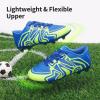 DREAM PAIRS Boys Girls Soccer Cleats Youth Firm Groud Baseball Cleats Sport Athletic Outdoor Trainning Football Shoes for Little/Big Kid(Royal/Lemon/Green/Silver)