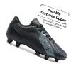 DREAM PAIRS Boys Girls Soccer Cleats Youth Firm Groud Classic Lightweight Football Shoes for Little/Big Kid(Black/Dark/Grey)