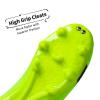 DREAM PAIRS Boys Girls Soccer Cleats Youth Firm Groud Classic Lightweight Football Shoes for Little/Big Kid(Neon/Green/Black)
