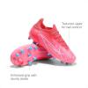DREAM PAIRS Boys Girls Soccer Cleats Youth Firm Groud Football Shoes for Little/Big Kid(Hot Pink)