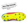 DREAM PAIRS Boys Girls Soccer Football Cleats Shoes for Little Kid/Big Kid(Red/Royal/Lemon/Green)
