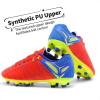 DREAM PAIRS Boys Girls Soccer Football Cleats Shoes for Little Kid/Big Kid(Red/Royal/Lemon/Green)