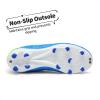 DREAM PAIRS Boys Girls Soccer Football Cleats Shoes for Little Kid/Big Kid(Royal/Lemon/Green)