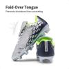 DREAM PAIRS Boys Girls Soccer Football Cleats Shoes for Little/Big Kid(Light/Grey/Navy)
