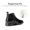 DREAM PAIRS Boys Chelsea Boots Side Zipper Classic Dress Boots for Kids(Black)