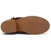 DREAM PAIRS Girls Ankle Boots Side Zipper Low Heels Boots Little Kid/Big Kid(Camel/Gold)