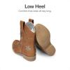 DREAM PAIRS Girls Cowgirl Boots Mid Calf Glitter Cowboy Western Boots Toddler Girls Star Riding Shoes(Camel)