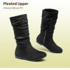 DREAM PAIRS Girl’s Faux Fur Lined Knee High Winter Riding Boots(Toddler/Little Kid/Big Kid)(Black)
