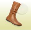 DREAM PAIRS Girl’s Faux Fur Lined Knee High Winter Riding Boots(Toddler/Little Kid/Big Kid)(Tan-pu)